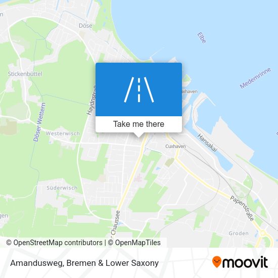 Amandusweg map