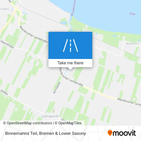 Карта Binnemanns Teil