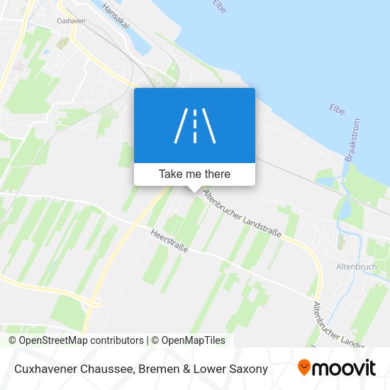 Cuxhavener Chaussee map