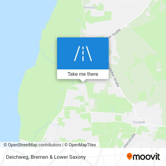 Deichweg map