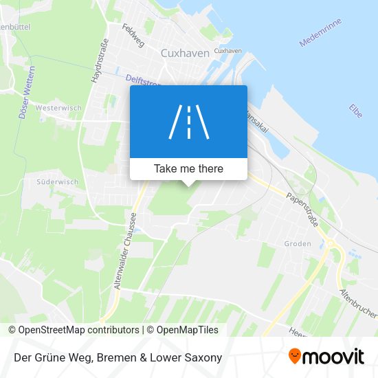 Der Grüne Weg map