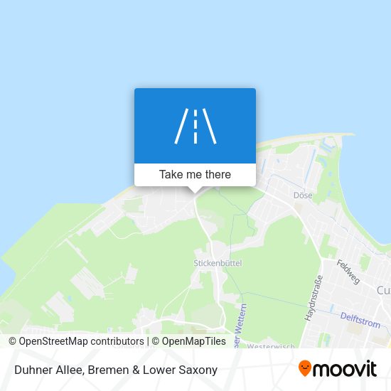 Duhner Allee map