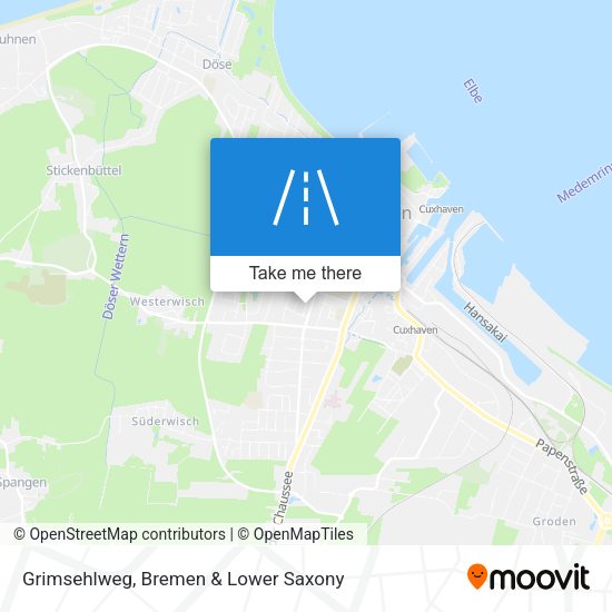 Grimsehlweg map