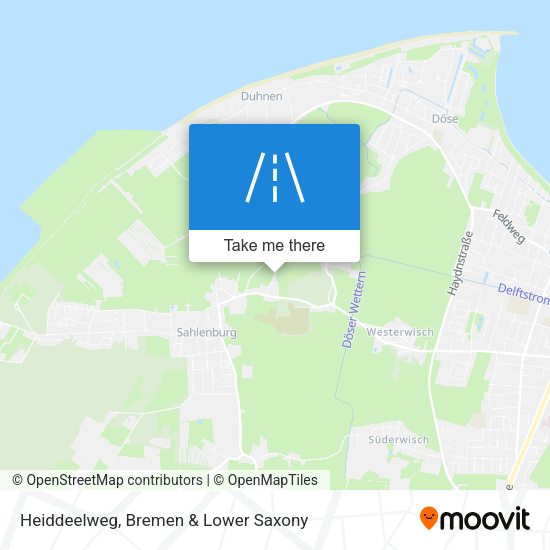 Heiddeelweg map