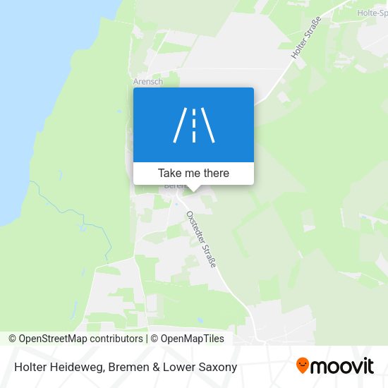 Holter Heideweg map