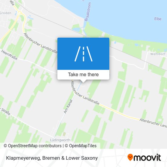 Klapmeyerweg map