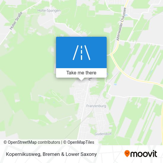 Kopernikusweg map