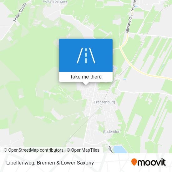 Libellenweg map