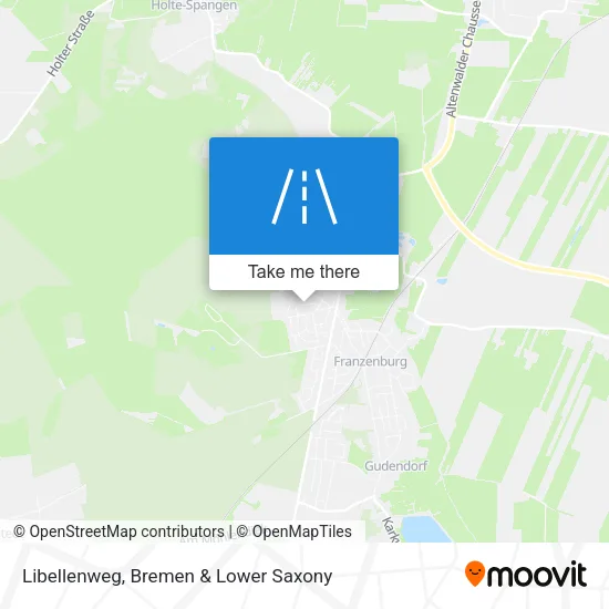 Libellenweg map