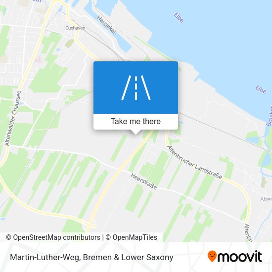 Martin-Luther-Weg map