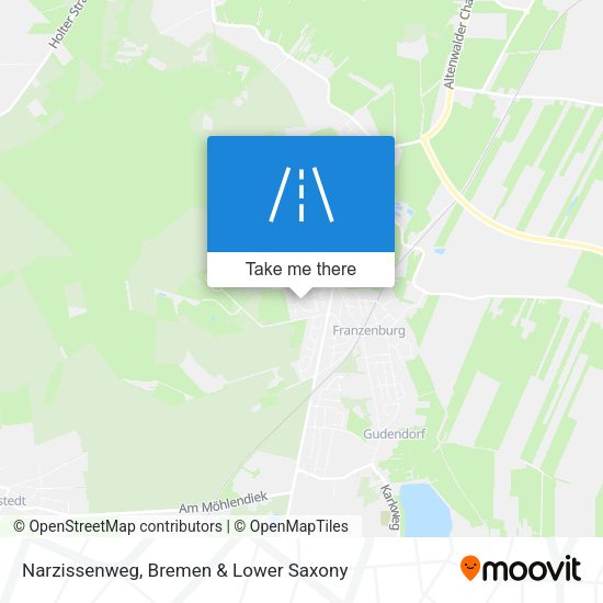 Narzissenweg map