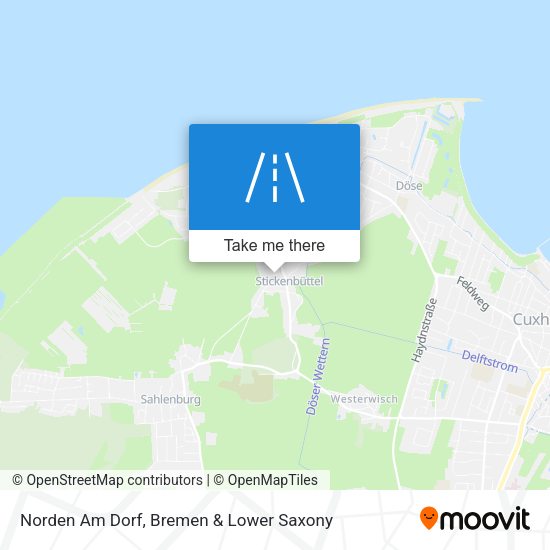 Norden Am Dorf map