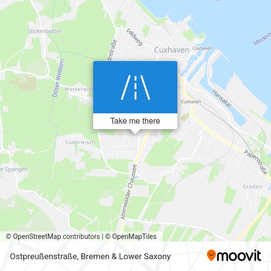 Ostpreußenstraße map