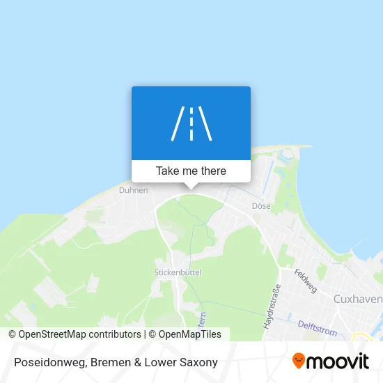 Карта Poseidonweg