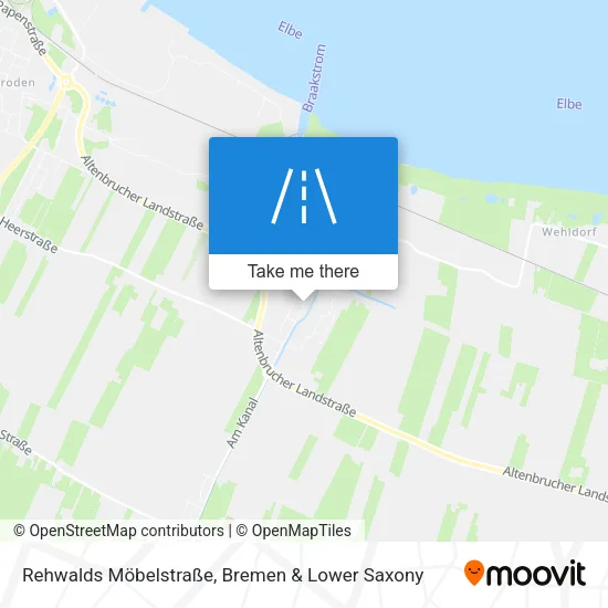 Карта Rehwalds Möbelstraße