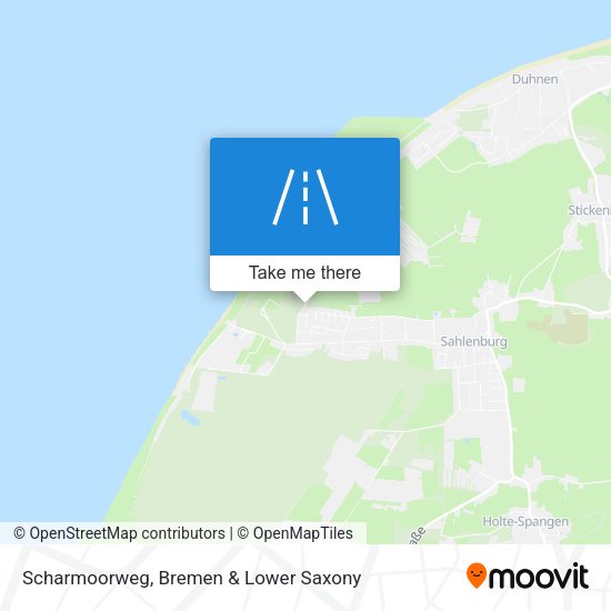 Scharmoorweg map