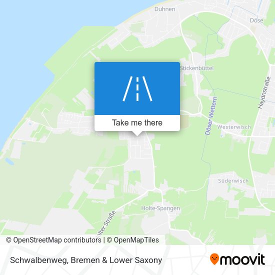 Schwalbenweg map