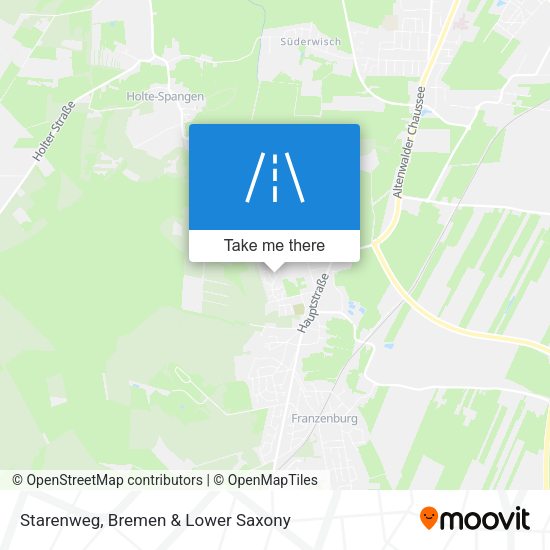 Starenweg map