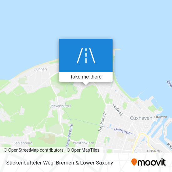 Stickenbütteler Weg map