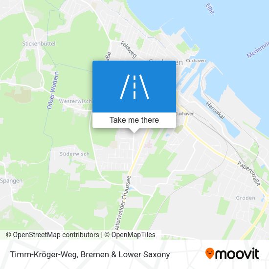 Timm-Kröger-Weg map