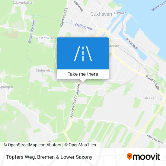 Карта Töpfers Weg
