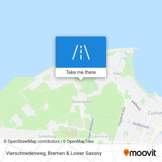 Vierschnedenweg map