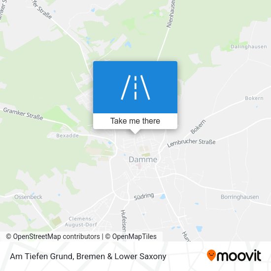 Am Tiefen Grund map