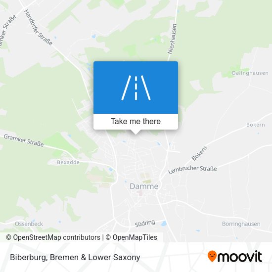 Biberburg map