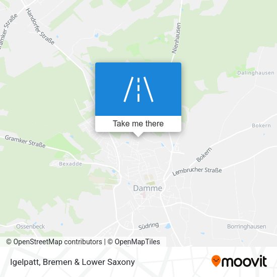 Igelpatt map