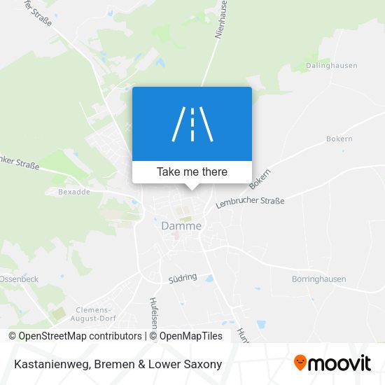 Kastanienweg map