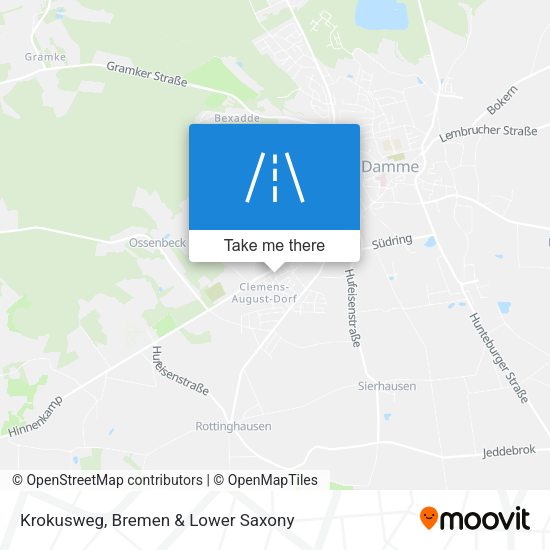 Krokusweg map