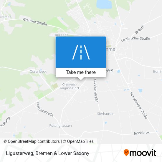 Ligusterweg map