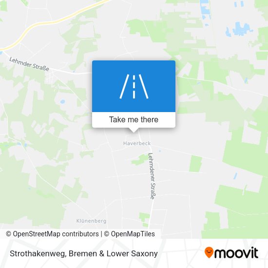 Strothakenweg map