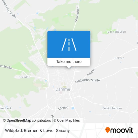 Wildpfad map