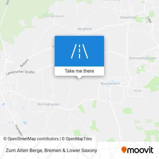Zum Alten Berge map