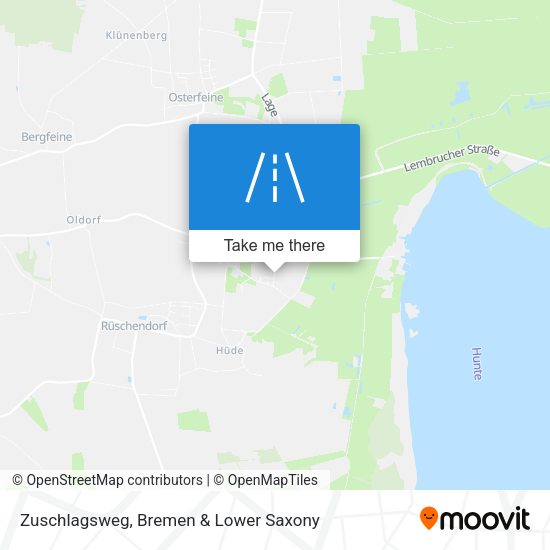 Zuschlagsweg map