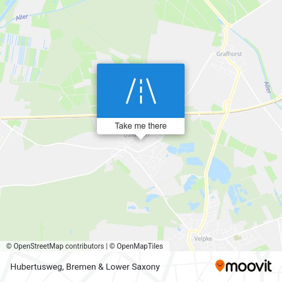 Hubertusweg map