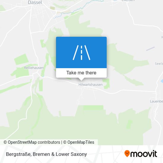 Bergstraße map