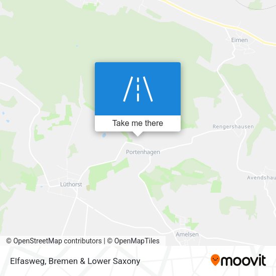 Elfasweg map
