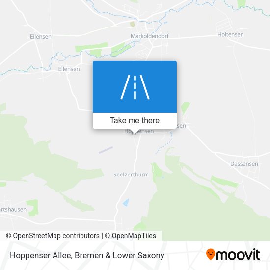 Hoppenser Allee map