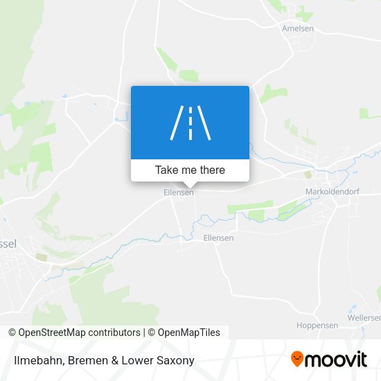 Ilmebahn map