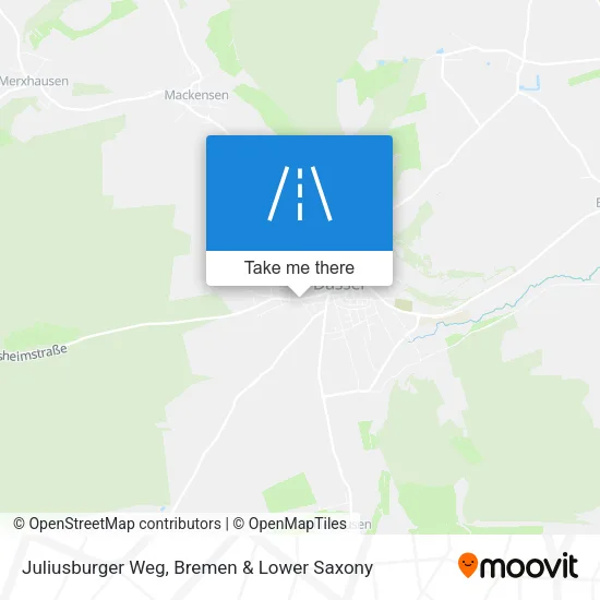 Карта Juliusburger Weg