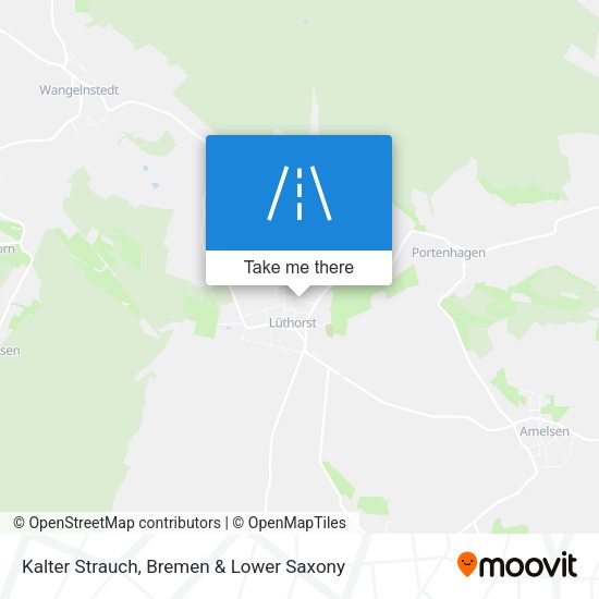 Kalter Strauch map