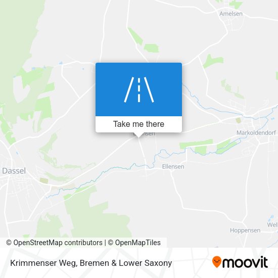 Krimmenser Weg map