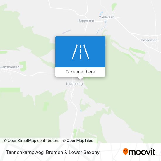 Tannenkampweg map