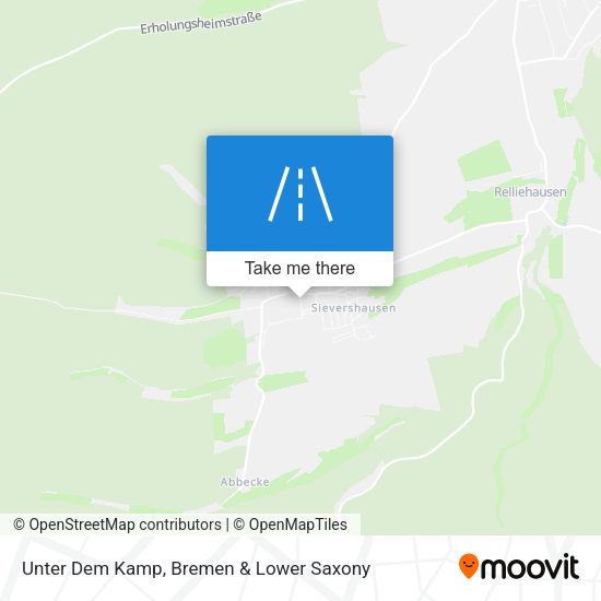 Unter Dem Kamp map