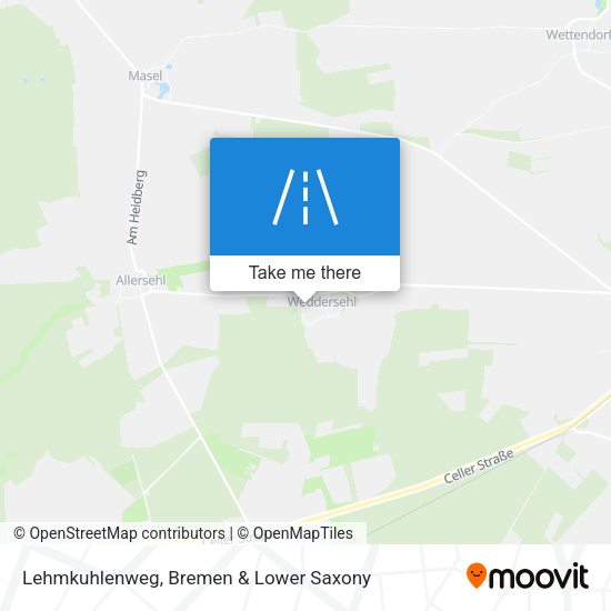 Lehmkuhlenweg map