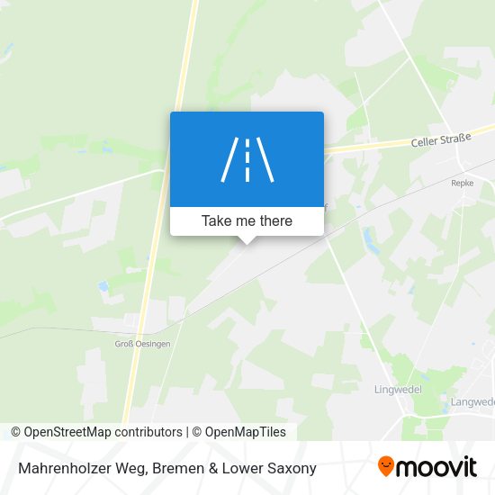 Mahrenholzer Weg map