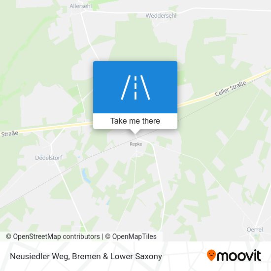 Neusiedler Weg map