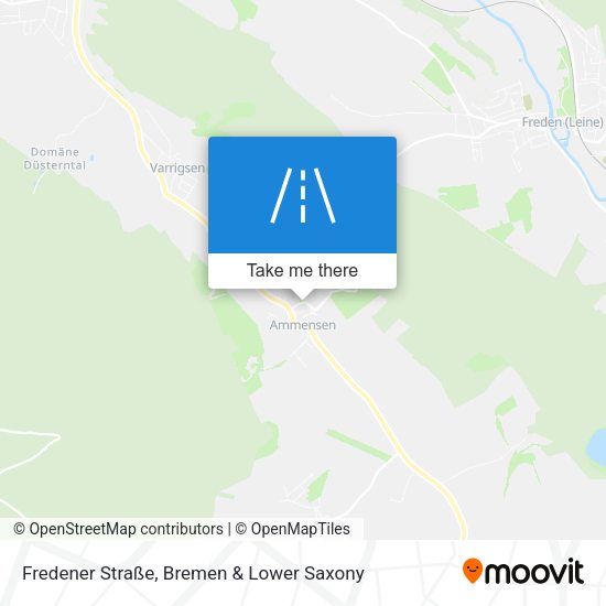 Fredener Straße map